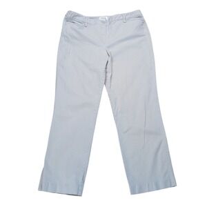 Talbots Pants Stretch Beige Chic Everyday Business Casual‎ Women's 14 Petites